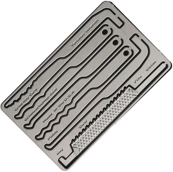 Grim Workshop Lock Picking and Escape Card