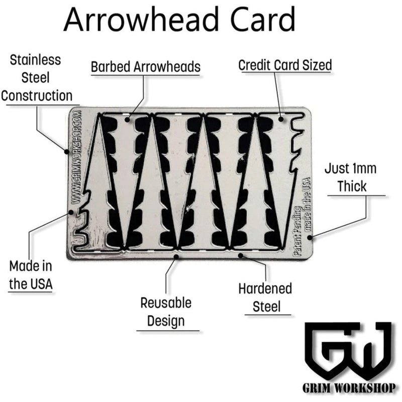 Grim Workshop Arrowhead Survival Card