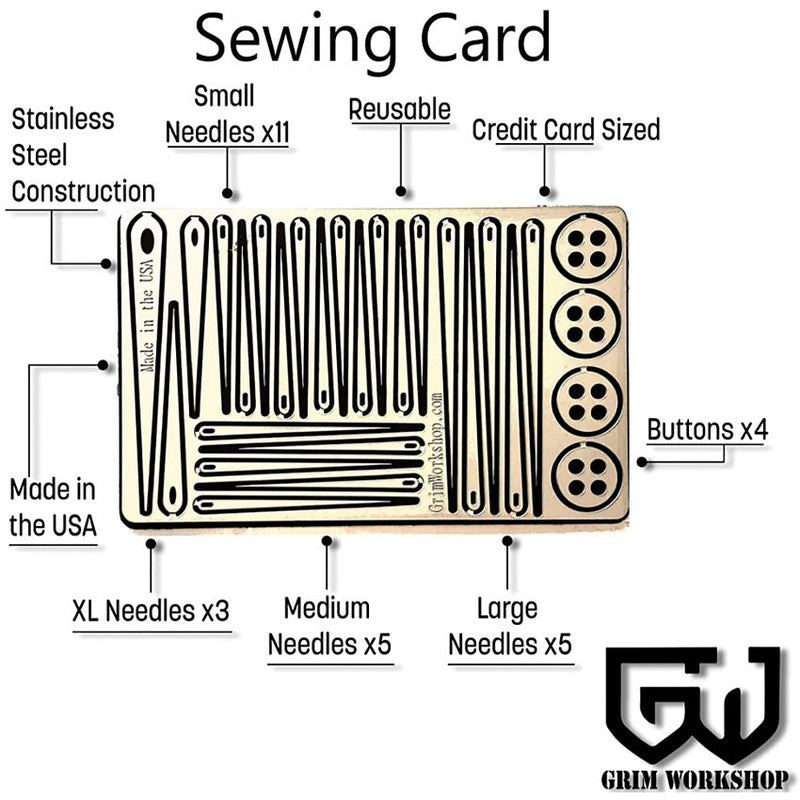 Grim Workshop Sewing Kit Card