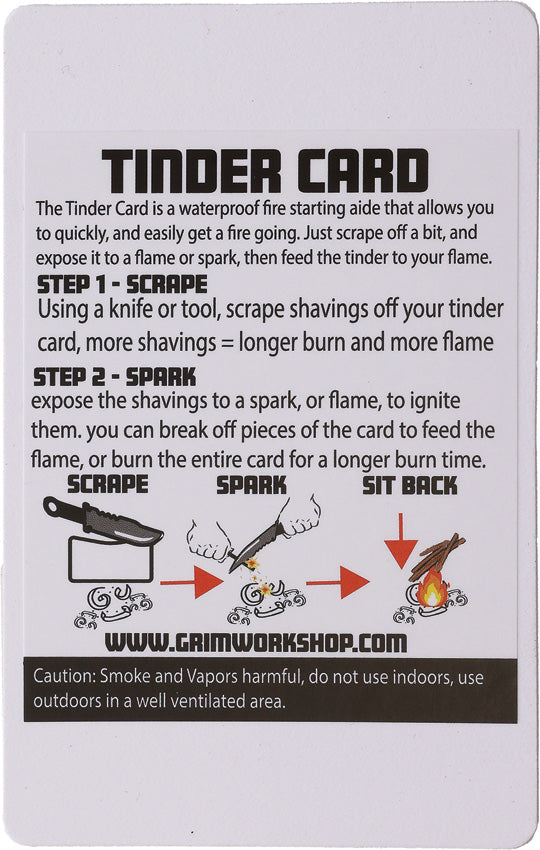 Grim Workshop Quick Start Tinder Card