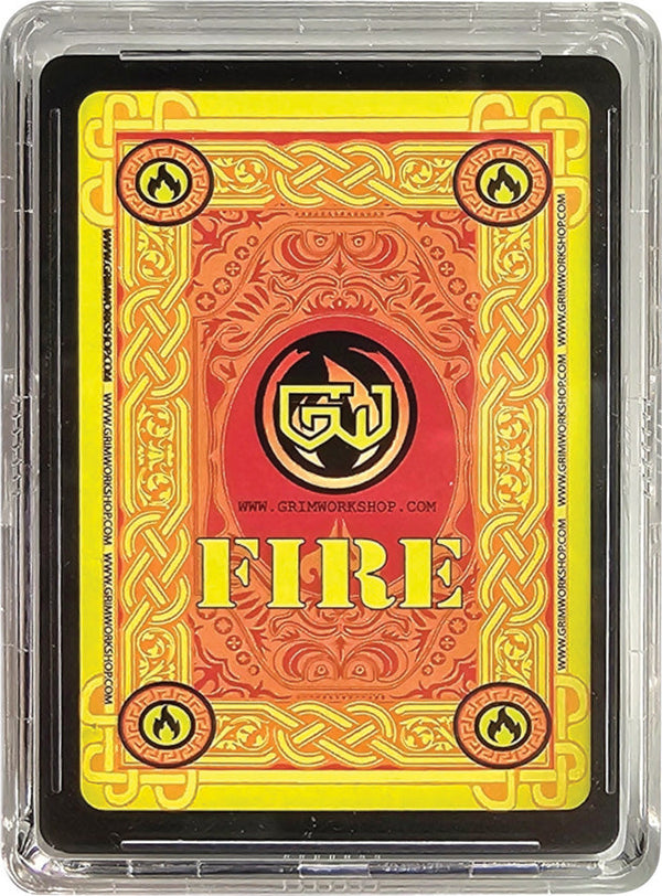 Grim Workshop Playing Cards Fire Starting