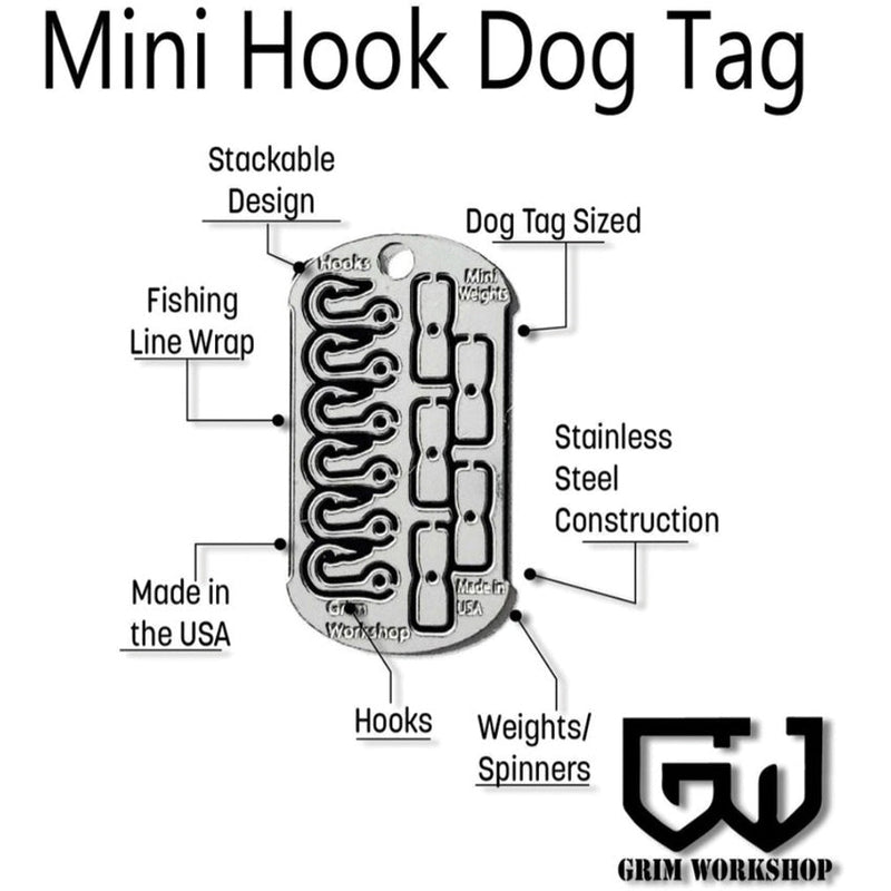 Grim Workshop Mini Hook Dog Tag