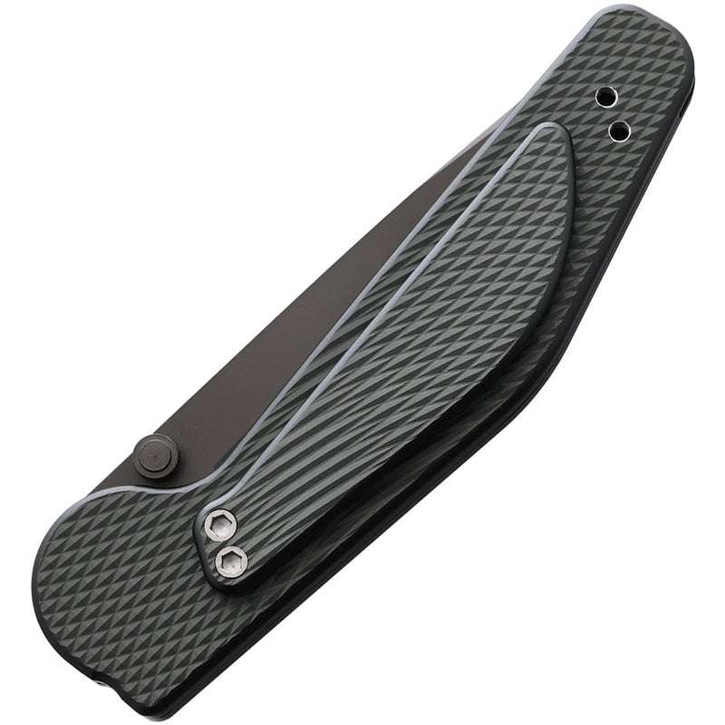 GT KNIVES Auto Button Lock Tanto Serrate