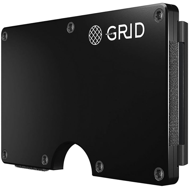 GRID Wallet Black Aluminum Wallet