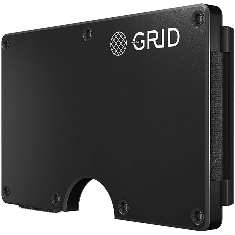 GRID Wallet Gunmetal Aluminum Wallet