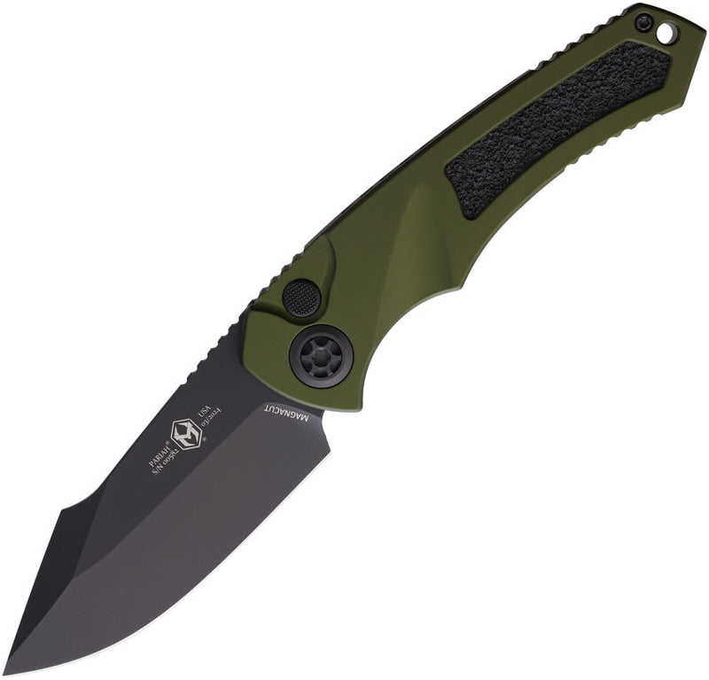 Heretic Knives Auto Pariah Button Lock OD