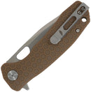 Honey Badger Knives Medium Linerlock Tanto tan