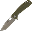 Honey Badger Knives Medium Linerlock Tanto Grn
