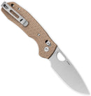 Honey Badger Knives Crossbolt Lock Tan FRN