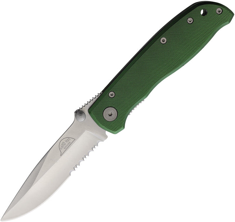 Hard Hat Lockback Green
