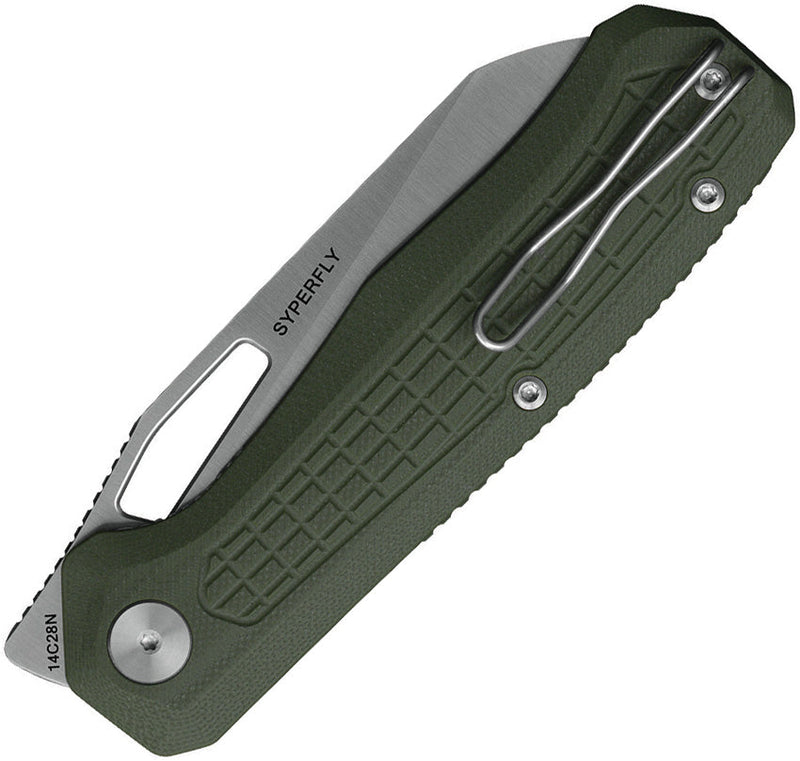 Ironfly Syperfly Linerlock Army Green
