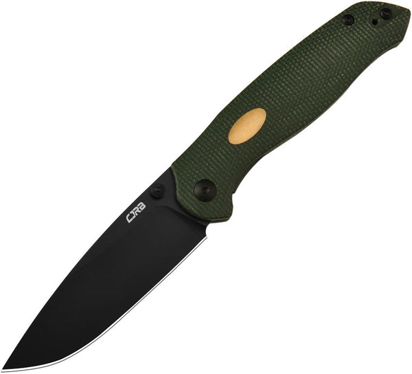 CJRB Aes Linerlock Green Micarta