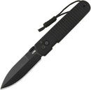CJRB Locust Button Lock Black G10