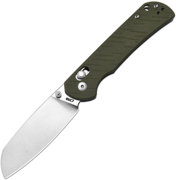 CJRB Lyrid Crossbar Lock Grn G10