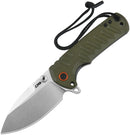 CJRB Tundra Linerlock Green