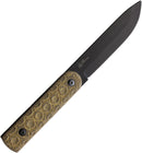 Jason Perry Blade Works Puukko Fixed Blade OD Green