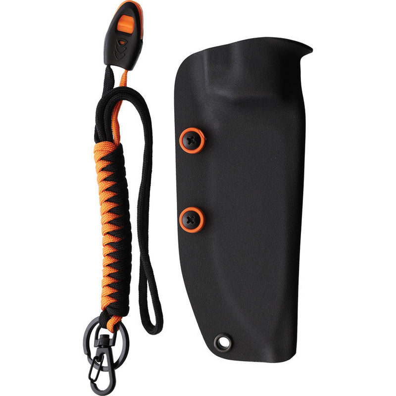 J&V Adventure Knives Black Bear Fixed Blade Black