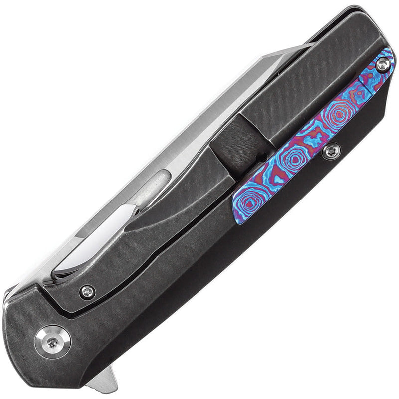 Kansept Knives Shard Framelock Timascus