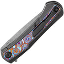 Kansept Knives Kratos Framelock Timascus