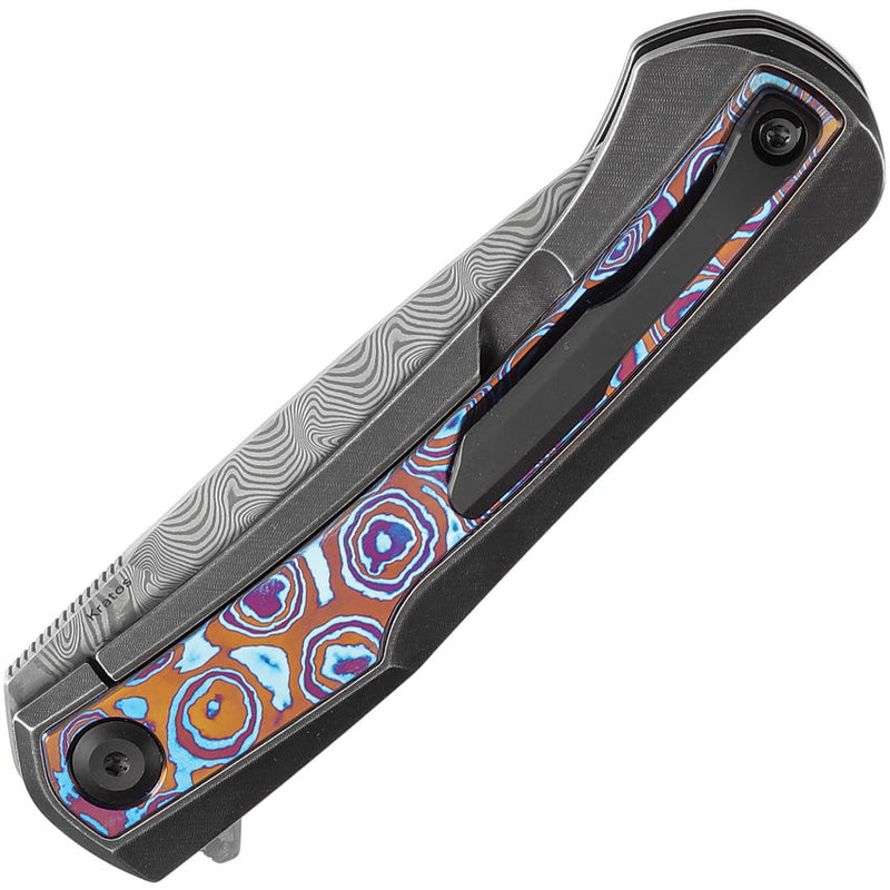 Kansept Knives Kratos Framelock Timascus