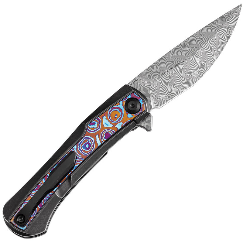 Kansept Knives Kratos Framelock Timascus