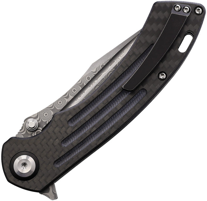 Kansept Knives Pretatout Framelock Dam CF