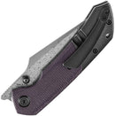 Kansept Knives Fenrir Linerlock Purple Mic