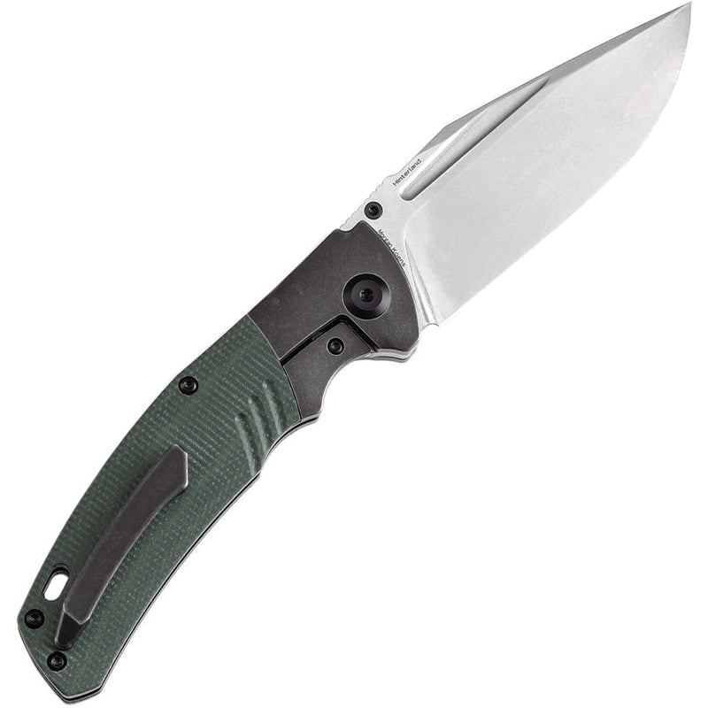 Kansept Knives Hinterland Framelock Green