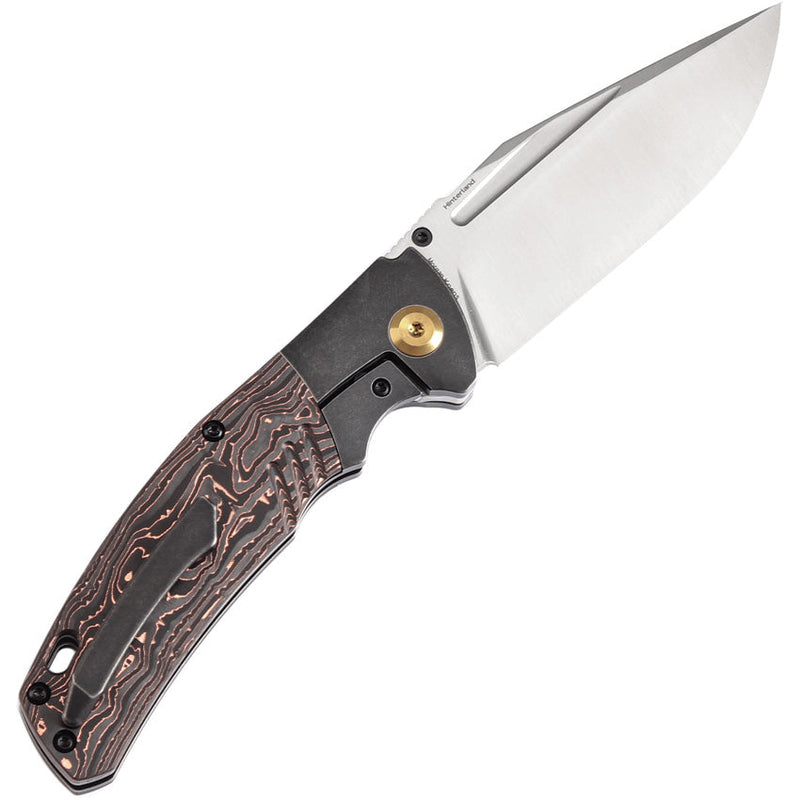 Kansept Knives Hinterland Framelock Copper