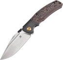 Kansept Knives Hinterland Framelock Copper