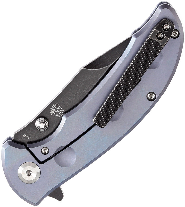 Kansept Knives Rei Framelock Blue Ti