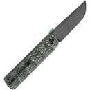 Kansept Knives BTF Linerlock Green CF