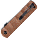 Kansept Knives BTF Linerlock Brown Dam