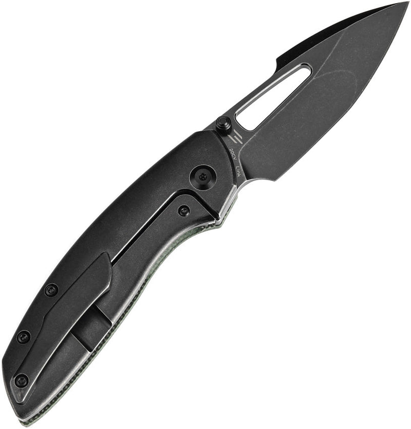 Kansept Knives Link Framelock Grn Mic