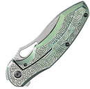 Kansept Knives Echis Framelock Green