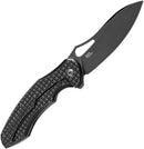 Kansept Knives Echis Framelock Black Frag