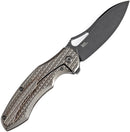 Kansept Knives Echis Framelock Bronze Frag