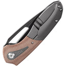 Kansept Knives Thoth Bolster Lock Brown Mic