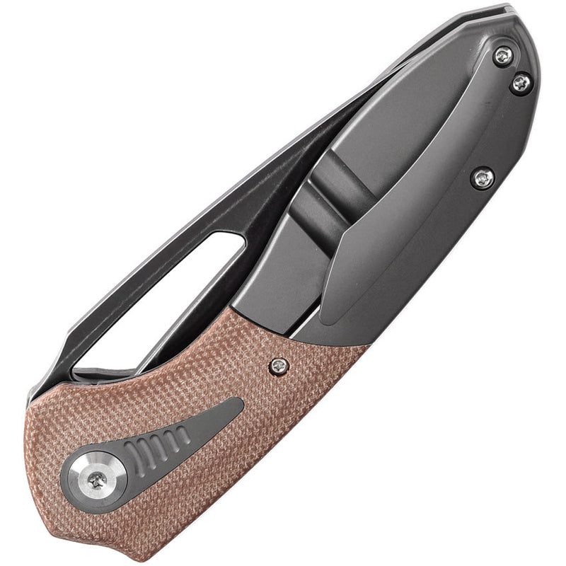 Kansept Knives Thoth Bolster Lock Brown Mic