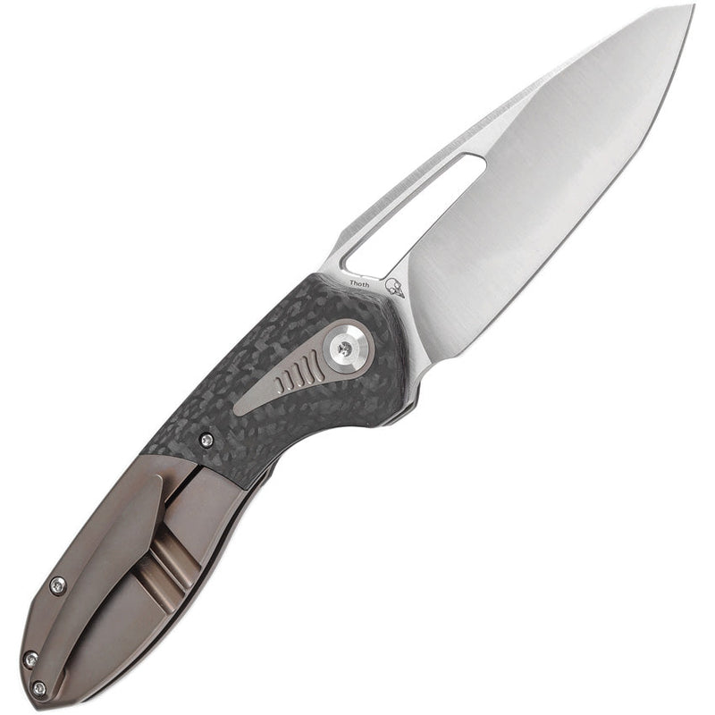 Kansept Knives Thoth Bolster Lock Twill CF
