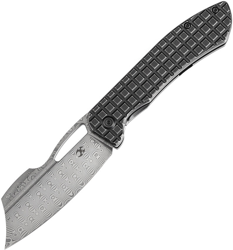 Kansept Knives Cybin Framelock Damascus
