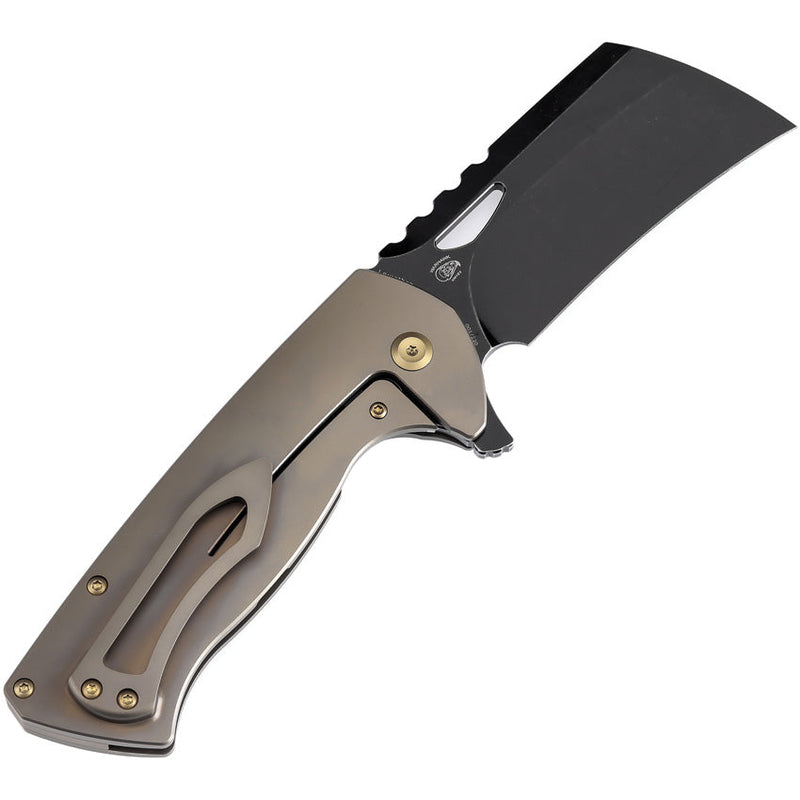 Kansept Knives Superhawk Framelock Bronze