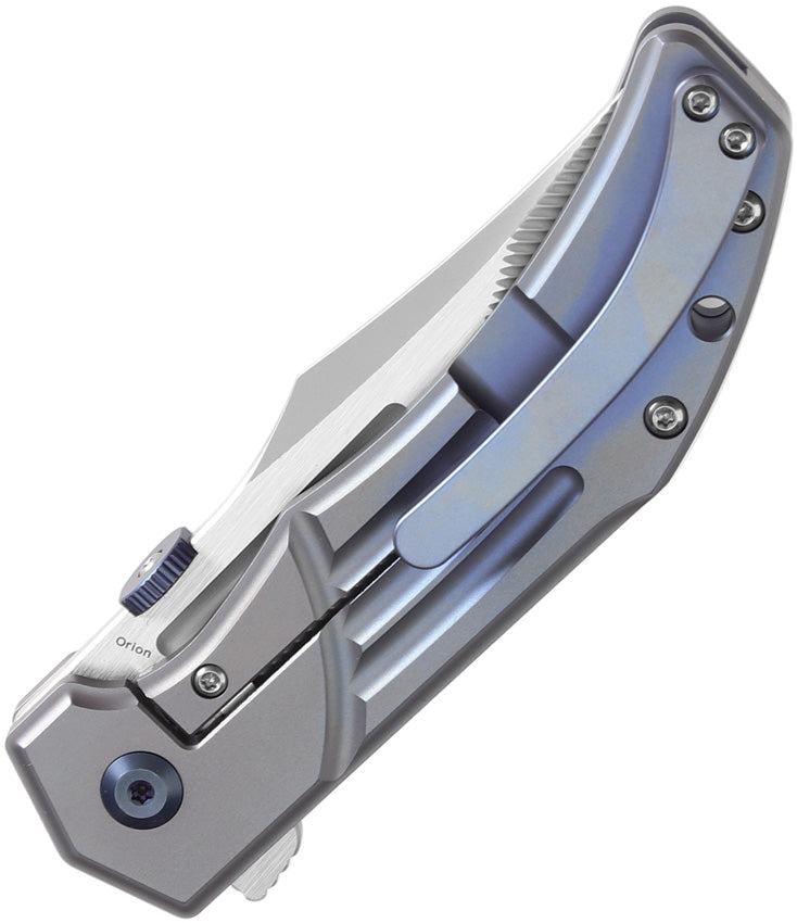 Kansept Knives Orion Framelock Blue Ti