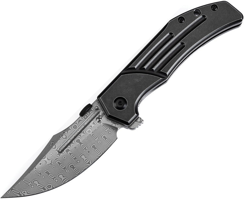 Kansept Knives Orion Framelock BW Damascus