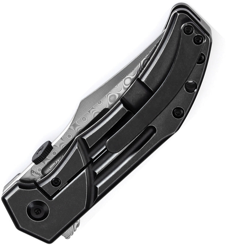 Kansept Knives Orion Framelock BW Damascus