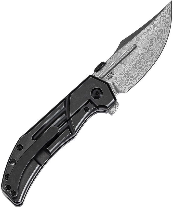 Kansept Knives Orion Framelock BW Damascus