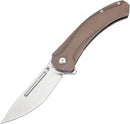 Kansept Knives Hira Framelock Bronze