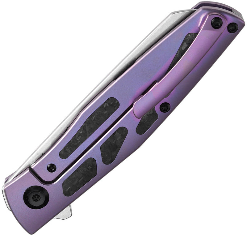 Kansept Knives Cru Framelock Purple Ti