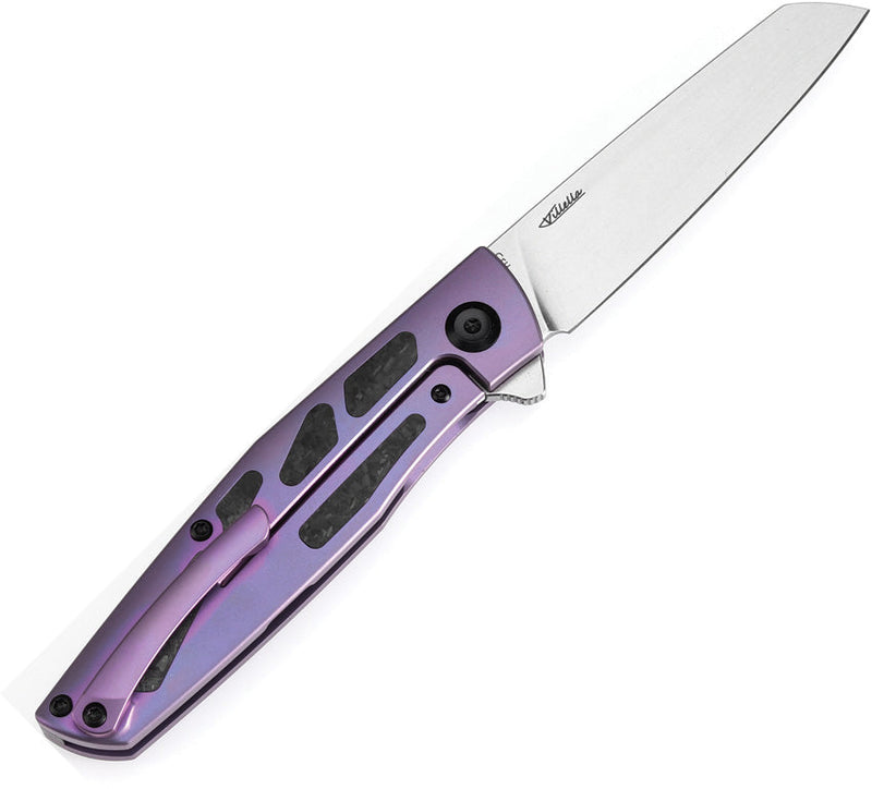 Kansept Knives Cru Framelock Purple Ti