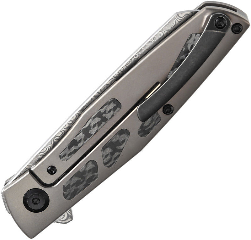 Kansept Knives Cru Framelock Twill CF Dam